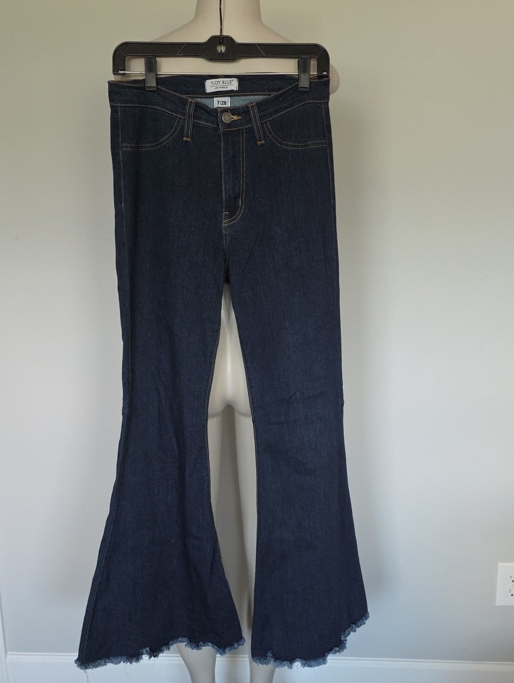 Judy Blue wide flare leg high-rise jeans-7/28